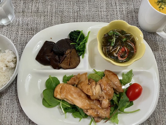 10単位 鶏の照り焼き定食