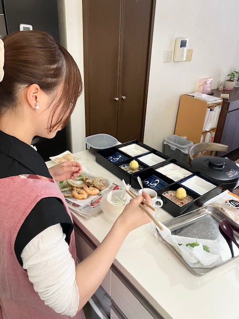 料理レッスンの様子